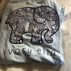 light blue ivory ella long sleeve